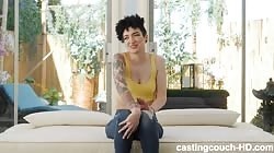 CastingCouch-HD Max - Pale Skin White Girl Takes On BBC