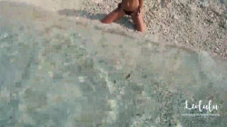 Sex on a Public Beach in Greece with Cum in Mouth! Amateur Couple LeoLulu